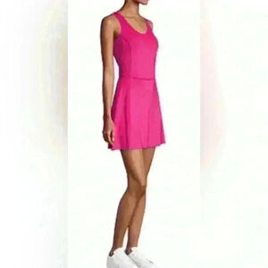 Xersion Quick-Dri Berry Tennis Dress With Built-In Shorts Size S - NWT